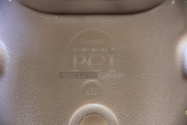 Cambro Model 250LCD Tan Poly Insulated Beverage Holder Dispenser. 9x17x18 - Image 7 of 8