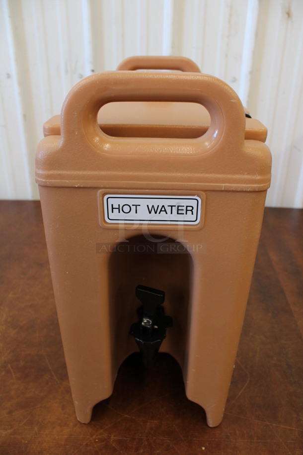 Cambro Model 250LCD Tan Poly Insulated Beverage Holder Dispenser. 9x17x18 - Image 1 of 8