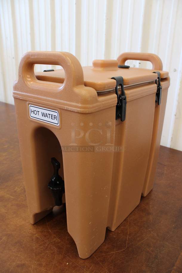 Cambro Model 250LCD Tan Poly Insulated Beverage Holder Dispenser. 9x17x18 - Image 3 of 8