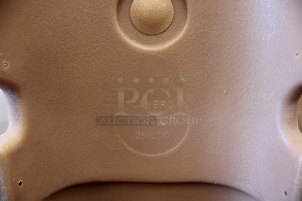 Cambro Model 250LCD Tan Poly Insulated Beverage Holder Dispenser. 9x17x18 - Image 6 of 8