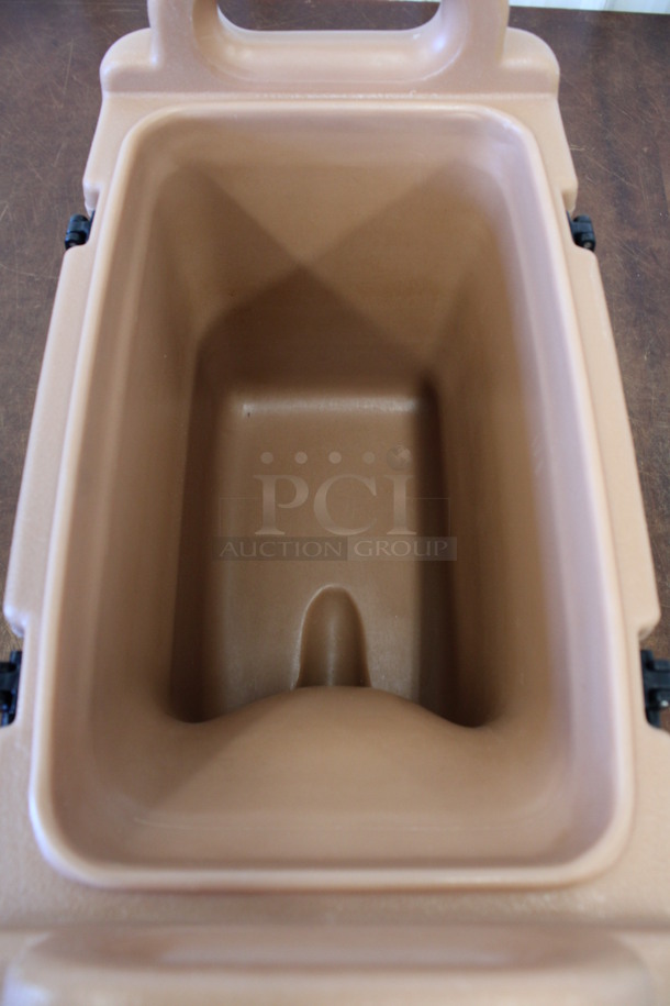 Cambro Model 250LCD Tan Poly Insulated Beverage Holder Dispenser. 9x17x18 - Image 7 of 8