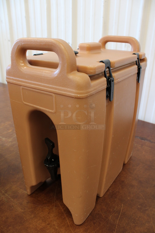 Cambro Model 250LCD Tan Poly Insulated Beverage Holder Dispenser. 9x17x18 - Image 2 of 7