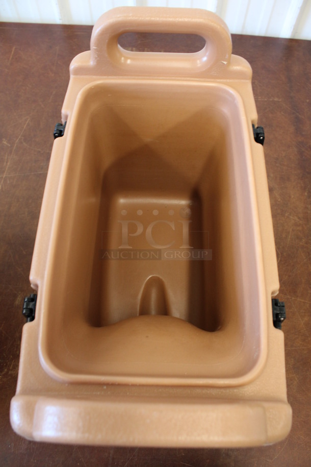 Cambro Model 250LCD Tan Poly Insulated Beverage Holder Dispenser. 9x17x18 - Image 7 of 7