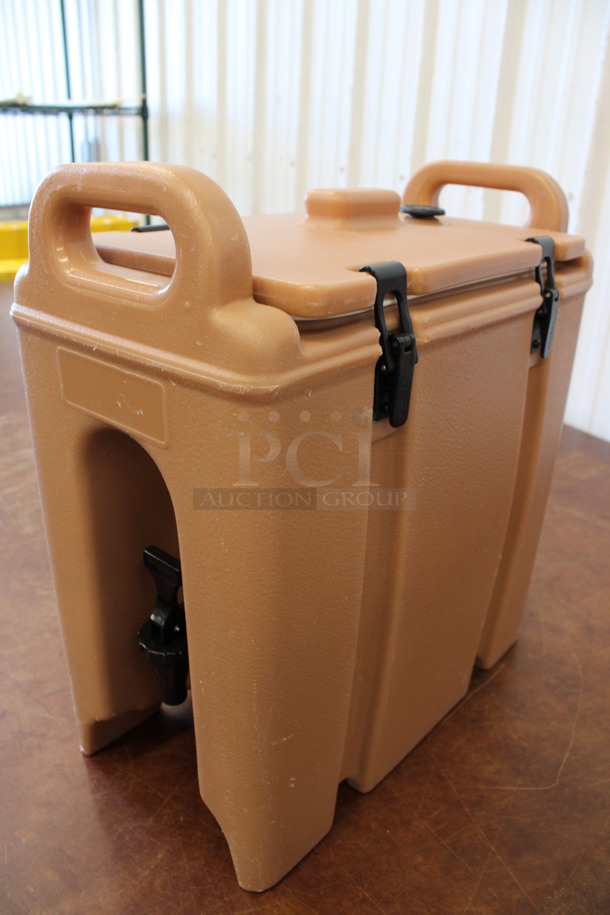 Cambro Model 250LCD Tan Poly Insulated Beverage Holder Dispenser. 9x17x18 - Image 2 of 8