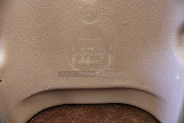 Cambro Model 250LCD Tan Poly Insulated Beverage Holder Dispenser. 9x17x18 - Image 4 of 8