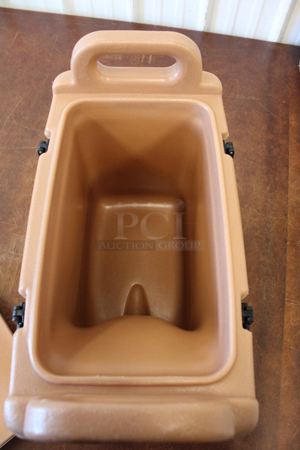 Cambro Model 250LCD Tan Poly Insulated Beverage Holder Dispenser. 9x17x18 - Image 6 of 8