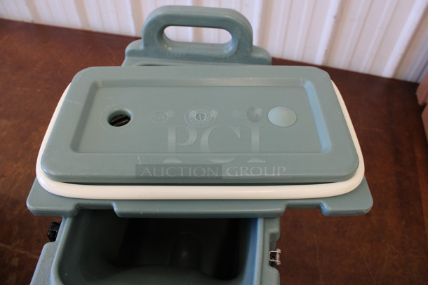 Cambro Model 250LCD Green Poly Insulated Beverage Holder Dispenser. 9x17x18 - Image 7 of 7