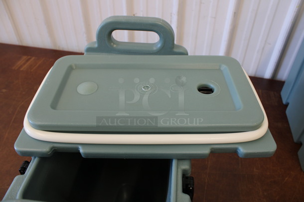 Cambro Model 250LCD Green Poly Insulated Beverage Holder Dispenser. 9x17x18 - Image 7 of 7