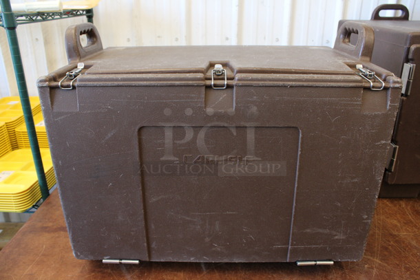 Carlisle Model PC200 Brown Poly Insulated Food Carrying Case. 26x17x21