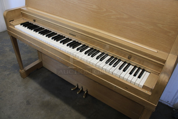 Everett Wooden Piano. 59x24x46 - Image 3 of 6