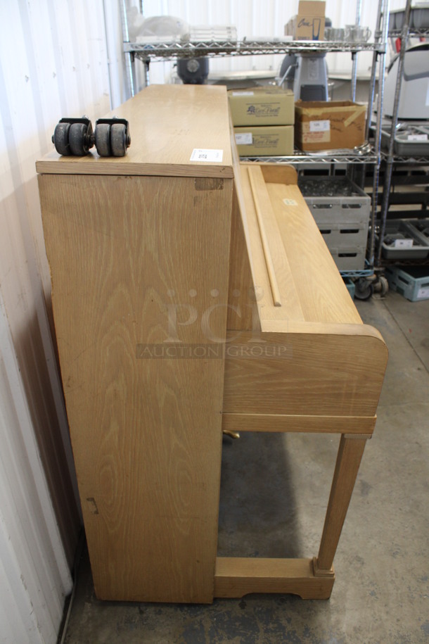 Everett Wooden Piano. 59x24x46 - Image 6 of 6