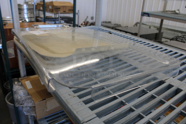 ALL ONE MONEY! Lot of 3 Poly Pieces Including Ingredient Bin Lid! Includes 29x16x1 - Image 2 of 2