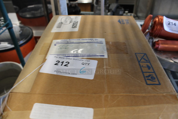 6 BRAND NEW IN BOX! Stainless Steel 1/2 Size Drop In Bin Lids. 6 Times Your Bid! - Image 3 of 4
