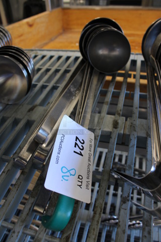 8 Various Metal Ladles. Includes 15". 8 Times Your Bid!