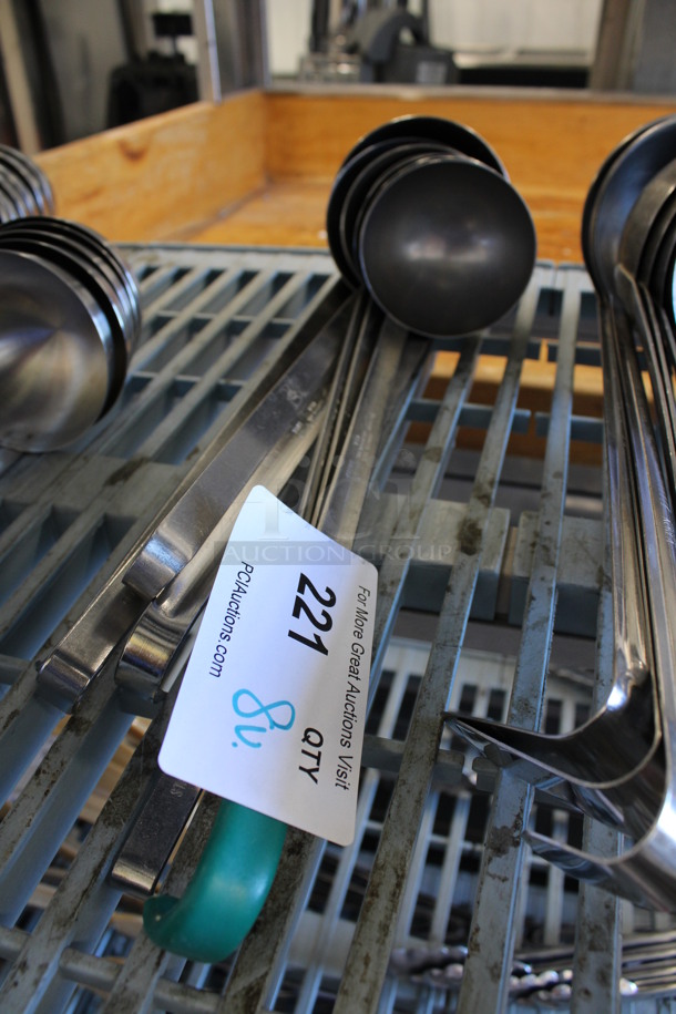 8 Various Metal Ladles. Includes 15". 8 Times Your Bid! - Image 2 of 4