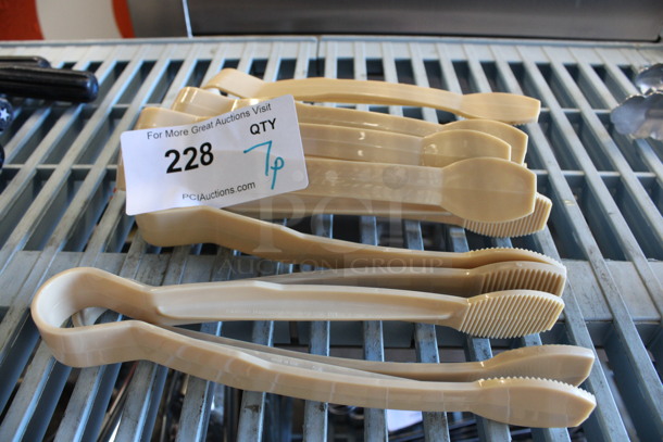 7 Poly Tan Tongs. 9