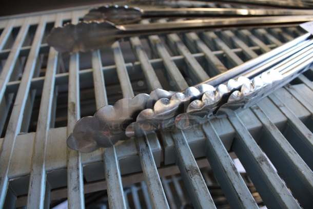 4 Metal Tongs. 16". 4 Times Your Bid! - Image 2 of 2