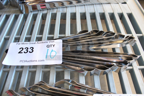 10 Metal Tongs. 7". 10 Times Your Bid! - Image 1 of 2