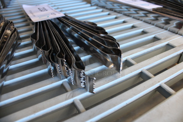10 Metal Tongs. 7". 10 Times Your Bid! - Image 2 of 2