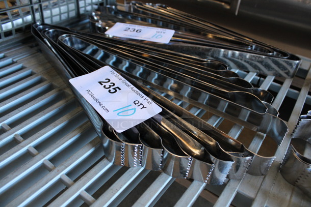 10 Metal Tongs. 12". 10 Times Your Bid! - Image 1 of 2