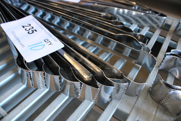 10 Metal Tongs. 12". 10 Times Your Bid! - Image 2 of 2