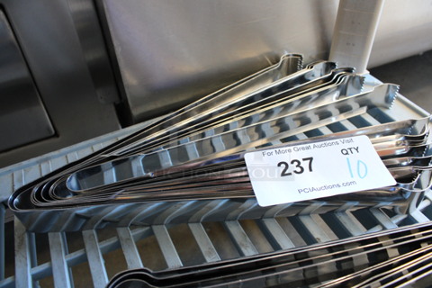 10 Metal Tongs. 12". 10 Times Your Bid!