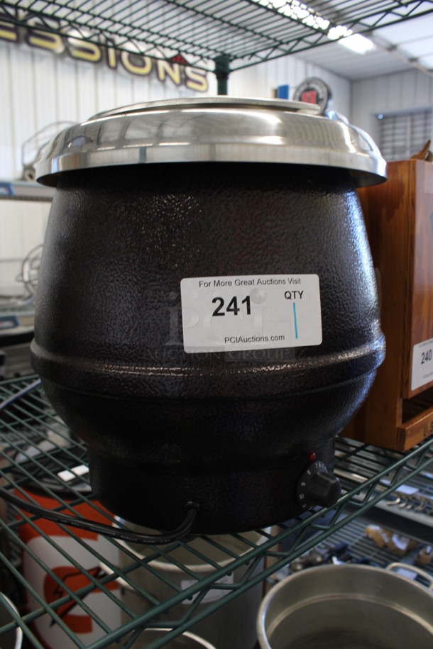 Model SEJ-32000TW Metal Commercial Countertop Soup Kettle Food Warmer w/ Drop In and Lid. 120 Volts, 1 Phase. 13x13x15. Tested and Working! - Image 2 of 6