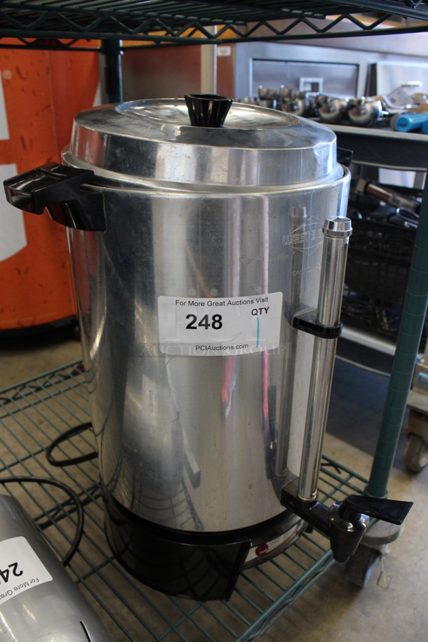 Metal Commercial Countertop Percolating Urn. 15x15x21 - Image 2 of 3