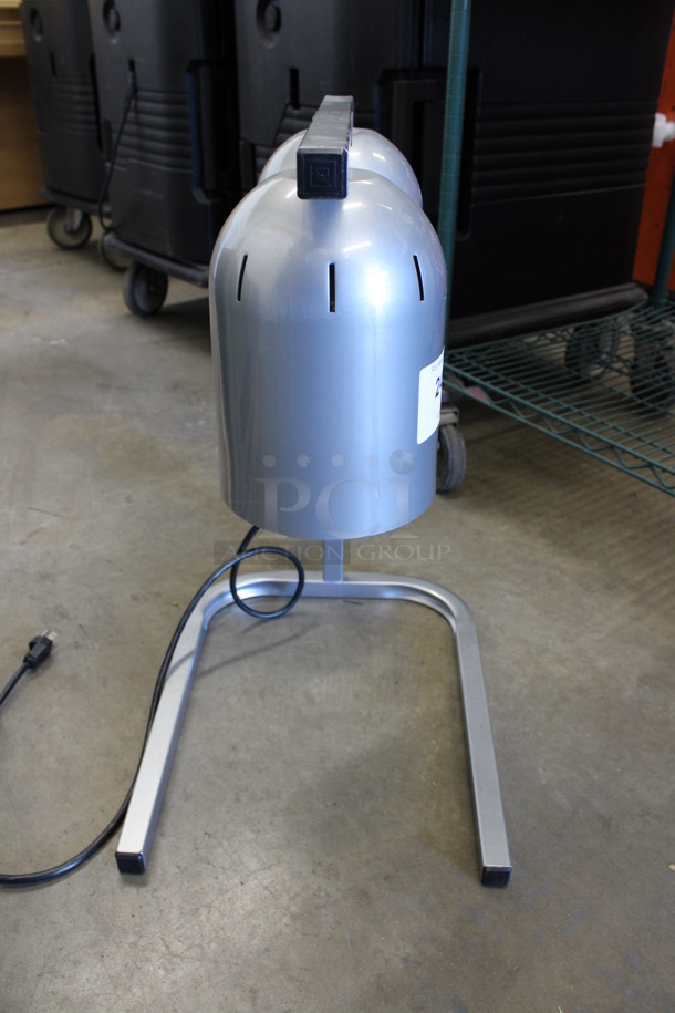 Nemco Metal Commercial Countertop Dual Head Lamp Warmer. 14x19x25. Tested and Working! - Image 2 of 4