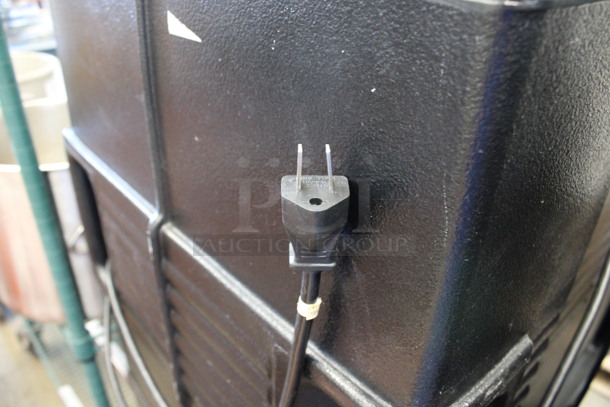 Cambro Black Poly Insulated Double Deck Portable Food Holder on Commercial Casters. 21x28x54 - Image 6 of 7
