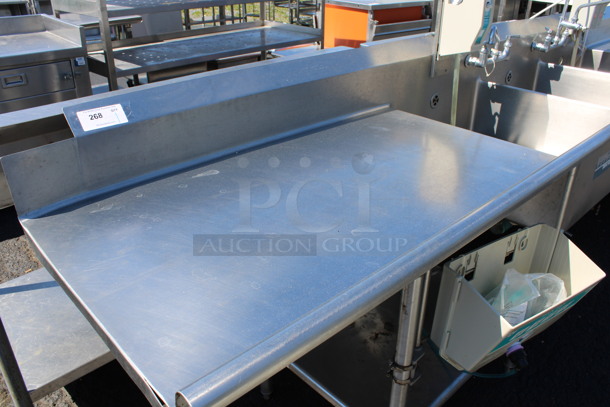 Stainless Steel Commercial 3 Bay Sink w/ Dual Drainboards, Faucets, Handles and Spray Nozzle Attachment. 169x30x42. Bays 24x26x10 - Image 2 of 8