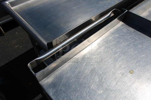 Stainless Steel Commercial 3 Tier Cart on Commercial Casters. 24x40x42 - Image 4 of 4