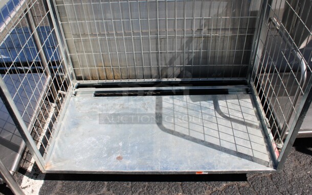 Metal Cart on Commercial Casters. 46x28x39.5 - Image 2 of 5
