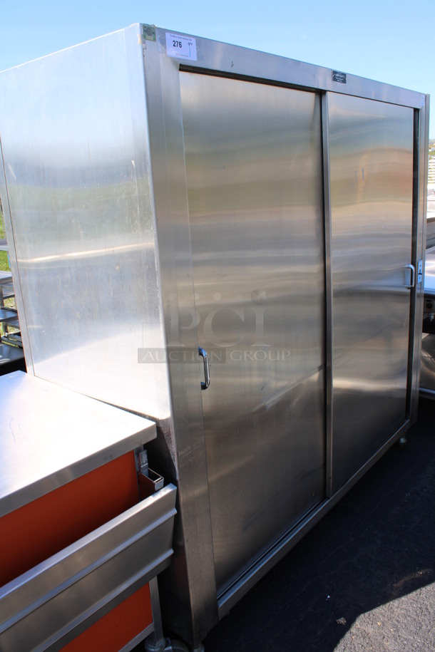 Arbycraft Stainless Steel Commercial 2 Door Reach In Cabinet w/ Shelves. 72x27x72 - Image 5 of 5