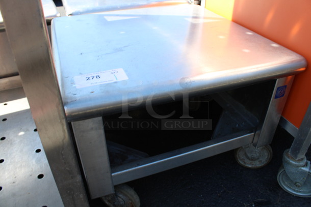 Stainless Steel Commercial Equipment Stand on Commercial Casters. 23.5x23.5x18 - Image 3 of 3