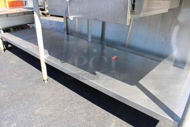 Stainless Steel Commercial Table w/ Drawer and Undershelf. 96x30x34 - Image 3 of 4