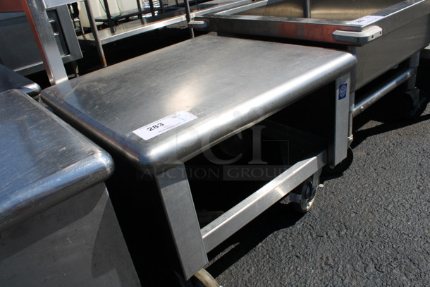 Stainless Steel Equipment Stand on Commercial Casters. 23.5x23.5x18 - Image 3 of 3