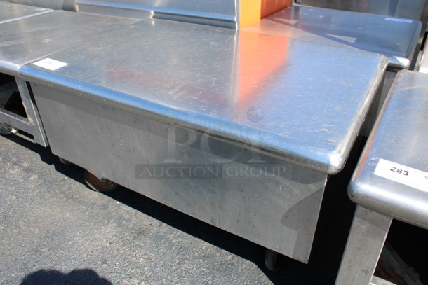 Stainless Steel Equipment Stand on Commercial Casters. 35.5x23.5x18 - Image 2 of 3