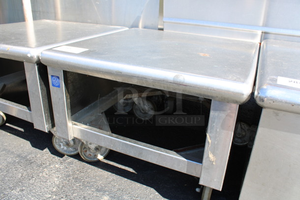 Stainless Steel Equipment Stand on Commercial Casters. 23.5x23.5x18 - Image 2 of 3