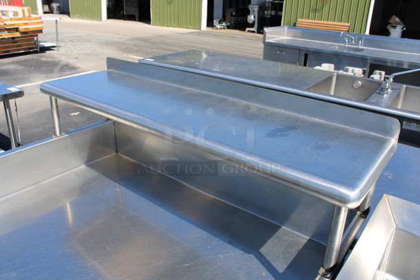 Stainless Steel Commercial Table w/ Drawer, Over Shelf, Under Shelf. 42x30x50.5 - Image 4 of 5