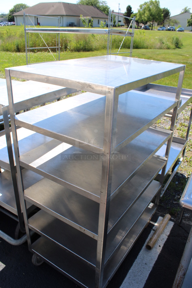 Stainless Steel Commercial 6 Tier Cart on Commercial Casters. 21x39x50.5 - Image 2 of 4