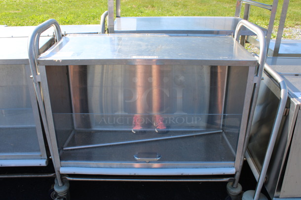 Servolift Eastern Stainless Steel Commercial Dish Cart on Commercial Casters. 36x20x37