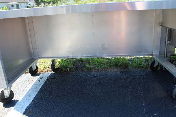 Stainless Steel Commercial Table on Commercial Casters. 62x29x30 - Image 4 of 4