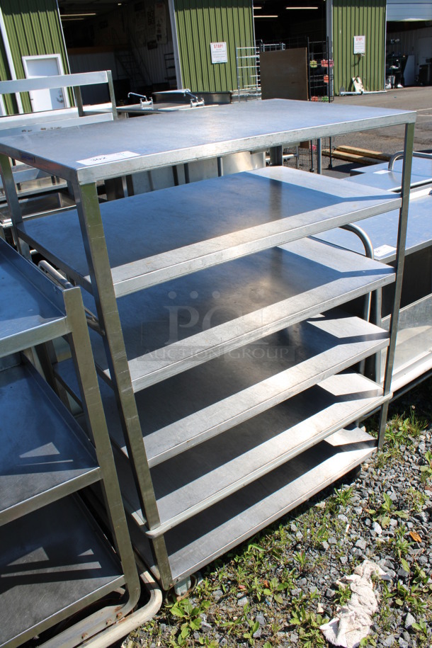 Stainless Steel Commercial 6 Tier Shelving Unit on Commercial Casters. 35.5x21.5x50 - Image 2 of 3