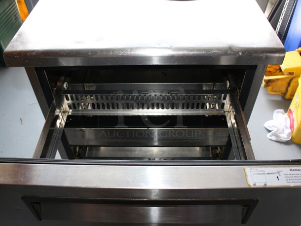 TurboAir 2 Drawer Make Table on commercial casters Model# TWR-28SD-D2, 115V 60Hz 6.6amp - Image 2 of 6