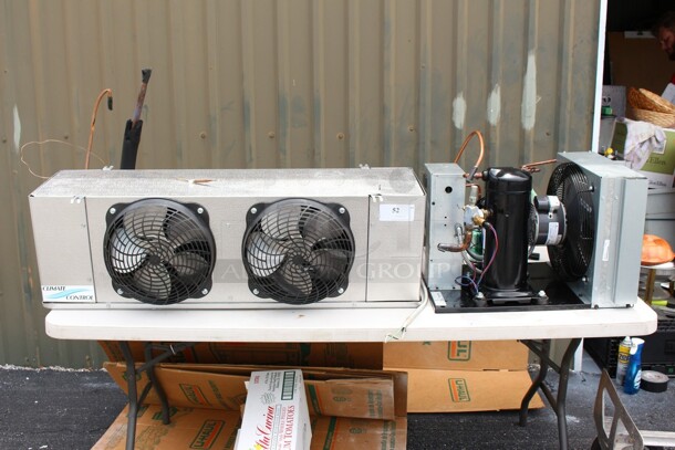 Climate control condenser w/end compressor w/DRO single phase almost new compressor  model FFAP-0152-CFV-072  208-230volts 60Hz