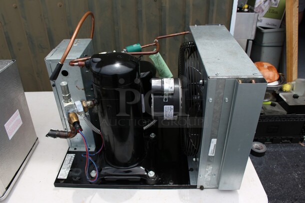 Climate control condenser w/end compressor w/DRO single phase almost new compressor  model FFAP-0152-CFV-072  208-230volts 60Hz - Image 7 of 12