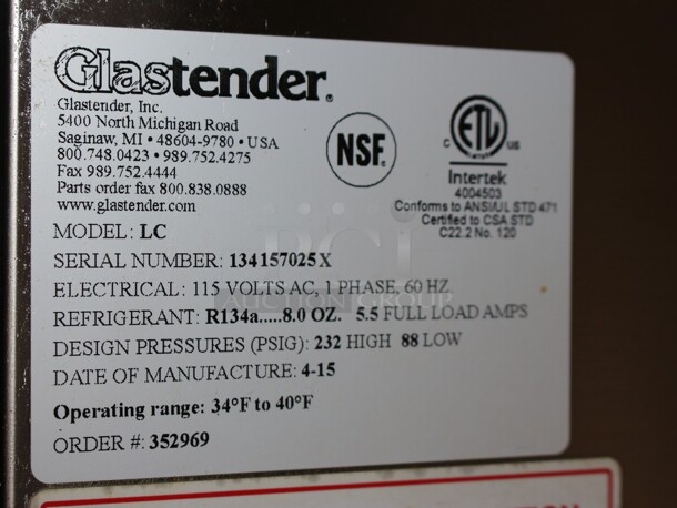 GlassTender Wall-mounted Lettuce Crisper  Model LC 115volts single phase 60Hz - Image 3 of 7