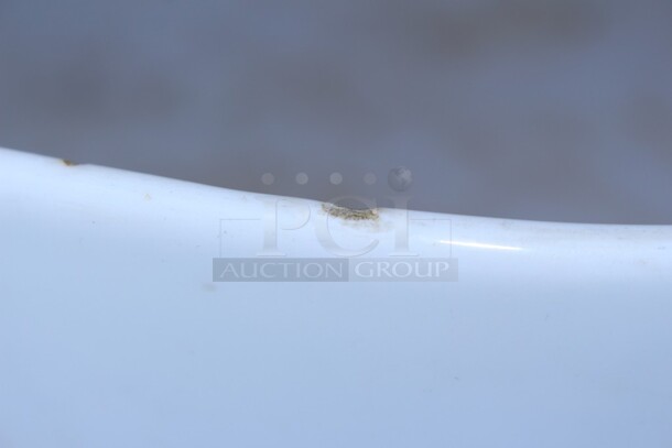 American MetalCraft porcelain white 12x5 bowl w/228oz capacity !!IMPERFECTIONS ON ALL!! - Image 3 of 7