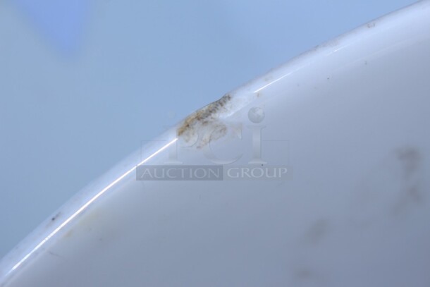 American MetalCraft porcelain white 12x5 bowl w/228oz capacity !!IMPERFECTIONS ON ALL!! - Image 7 of 7